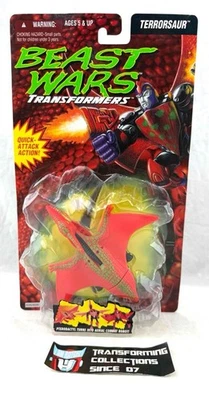 Transformers Beast Wars 1995 Terrorsaur MOSC Rock Bubble First Release - Image 1 of 2