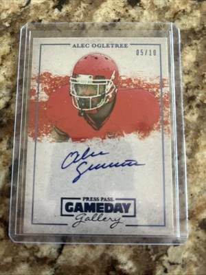 2013 Press Pass Gameday Gallery Silver /10 Alec Ogletree #GG-AO Rookie Auto RC - Image 1 of 2