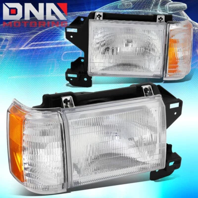 PARA FORD F150 F250 F350 1987-1991 ESTILO OE FARO HALÓGENO LÁMPARA DE ESQUINA Foto 1 de 4