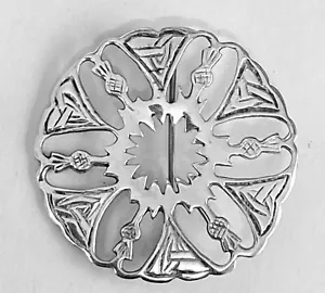 Silver Thistle Brooch - Malcolm Gray - Picture 1 of 6
