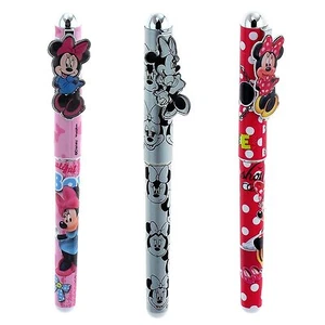 Disney Minnie Mouse Authentisch Lizenziert Tintenroller 3 Stück Set - (Stil kann variieren) - Bild 1 von 2