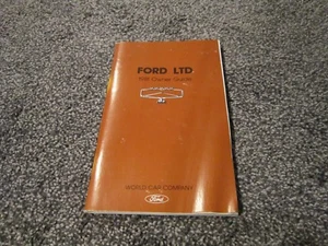 1981 FORD LTD, COUNTRY SQUIRE OWNERS GUIDE MANUAL ORIGINAL OEM  - Picture 1 of 2
