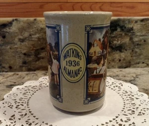 WATKINS 1936 CALENDARIO ALMANACCO TAZZA CAFFÈ GRES MADE IN ENGLAND - Foto 1 di 8