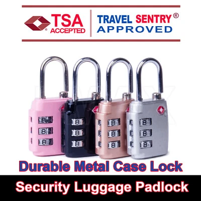 TSA Approved Combination Lock PadLock Locker Locks Security Suitcase Luggage Bag - image 1 of 2
