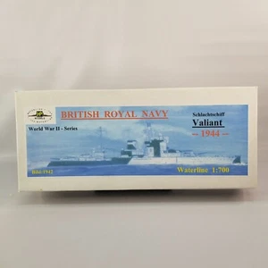 HP Models WWII 1944 British Royal Navy Valiant Ship Waterline Maßstab 1:700 Resin - Bild 1 von 11