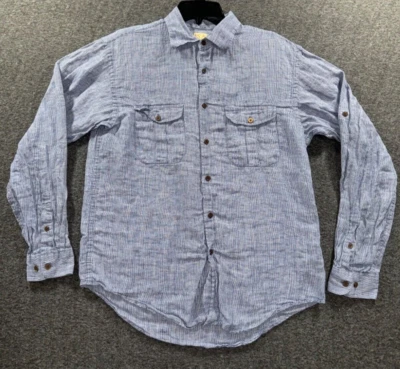 Jos. A. Bank Linen Shirt Men's Sz M Long Sleeve Button Up Traveler's Collection - Image 1 of 4