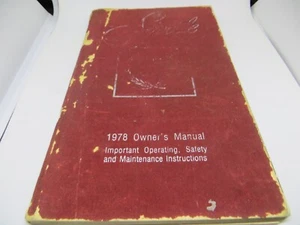 Cadillac Seville 1978 manual del propietario - Imagen 1 de 4