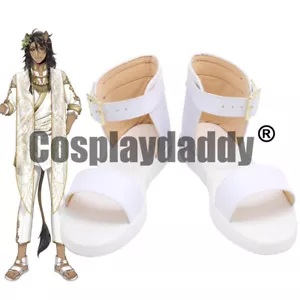 Sandalias blancas con disfraces Twisted Wonderland Fairy Gala Leona Kingscholar X002 - Imagen 1 de 4