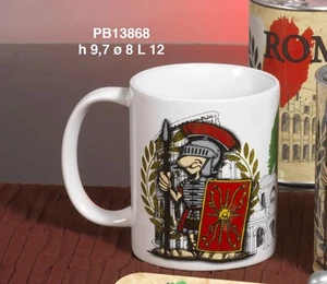 6 Tassen Römischer Zenturio Witzig/Kolosseum, 9,7 cm, aus Porzellan, by Paben - Bild 1 von 1