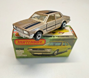 Matchbox Ford Cortina 1979 Farbe: Silbergrau SF Nr. 55 mint in TOP Box KLASSIKER