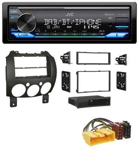 JVC Bluetooth DAB USB MP3 Autoradio für Mazda 2 (ab 2007) - Bild 1 von 8