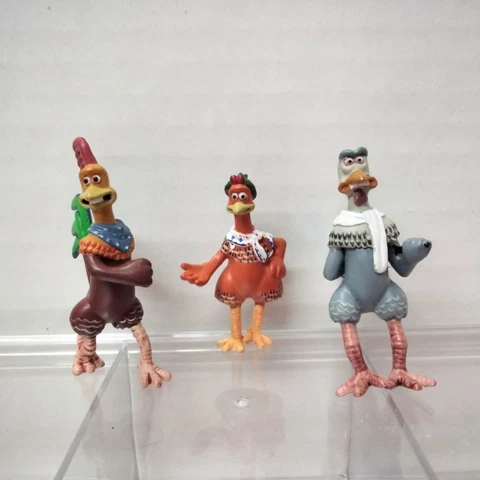 Chicken Run Mini Figures Lot Of 3 2000 Dreamworks Cover