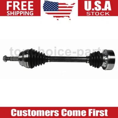 1 eje CV delantero izquierdo del lado del conductor para Volkswagen Cabriolet 1985-1990 Foto 1 de 4