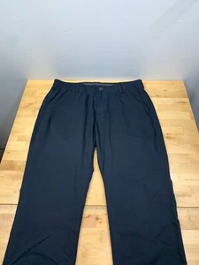 Under armour UA Match Play Golf Pants Mens 36x30 Black Stretch Performance #8891 - Picture 1 of 10