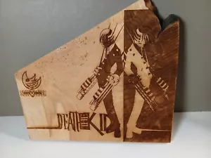Soul Eater Death The Kid Wood Laser Engraved Wall Art Handmade Anime Laser Etch - Picture 1 of 5
