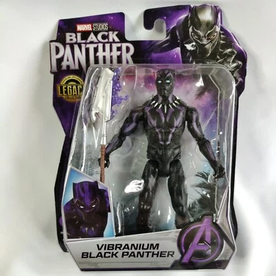 Figura de acción Black Panther Legacy Collection 6" Vibranium Avengers-Marvel nueva Foto 1 de 4