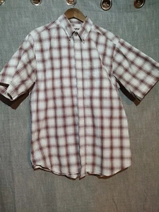 Wrangler Button Up Shirts...One Short Sleeve And One Long Sleeve Lot....Large - Picture 1 of 6
