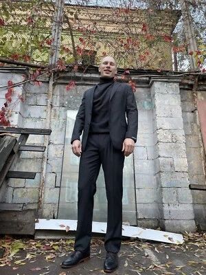 Polo Ralph Lauren Hombre Rayas Gris Nuevo Con Etiquetas Talla 50 Hecho en Italia Foto 1 de 4