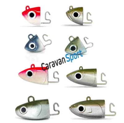 Tête au Plomb Turlutte Head 70 N 1 Noir Minnow Divers Gramamture Fiiish Têtes - Photo 1/4