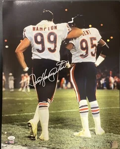 Dan Hampton Chicago Bears SB XX 1985 Auto Signed 16x20 Photo ~ JSA COA - Picture 1 of 4