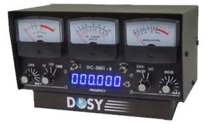 DOSY TFC-3001S 1000W MAX AM/USB/LSB WATT METER FOR SINGLE SIDE-BAND USERS