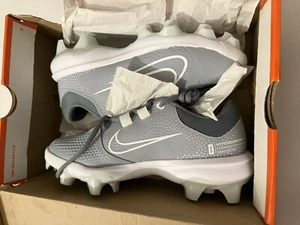 Botines de softbol moldeados Nike Hyperdiamond 4 Pro para mujer talla 6 grises - Imagen 1 de 8
