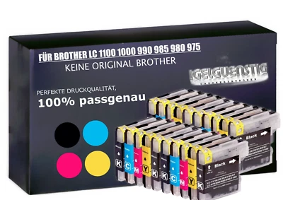 20x Patronen kompatibel für Brother DCP 145c 165c 185c 195c LC980  - Bild 1 von 4