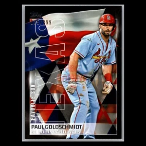 Paul Goldschmidt Black /299 Favorite Sons 2023 Topps Series 2 Cardinals #FS-12 - Picture 1 of 2