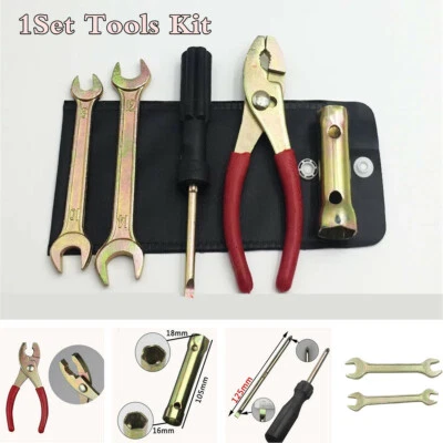 Aluminum Alloy MotorcycleTools Kit Screwdriver Pliers Wrench Spark Plug Socket - Image 1 of 4
