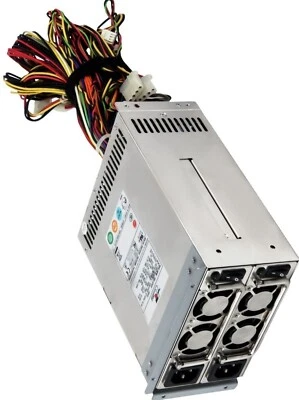 Server Power Supply EMACS MRW-6350P 350WATT B000480096 2x MRW-6350P-R ATX 20+ - Image 1 of 2
