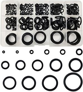 250PCS 15 Sizes Rubber O-Ring Washer Gasket Sealing Assortment Kit