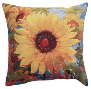 Spellbound I Belgian Tapestry Pillow Cover Accent Cushion Home Decor Woven Art - Picture 1 of 4