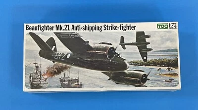 Kit Modelo Vintage Rana “BEAUFIGHTER Mk.21 FIGHTER” Escala 1/72 #F291 Avión Foto 1 de 4