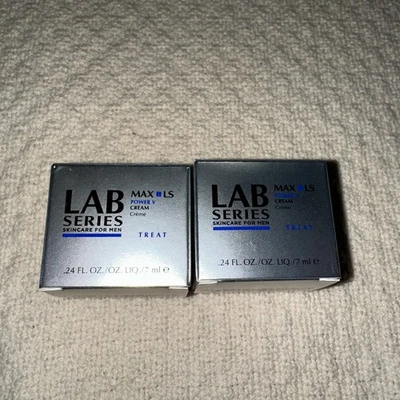 (2) LAB SERIES Skincare For Men MAX LS Power V Cream ~ Mini Size 0.24 Oz / 7 ml - Image 1 of 4