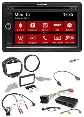 Blaupunkt Bluetooth DAB 2DIN USB DVD Lenkrad Autoradio für BMW Mini F55/F56 2013 - Bild 1 von 4