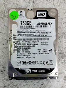 WESTERN DIGITAL WD7500BPKX-00HPJT0 WD7500BPKX Hard Drive SATA 750GB 2.5" - Picture 1 of 2