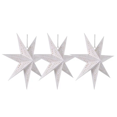  3 Pcs Hanging Decorations Star Lamp Shade Decorative Shades Ceiling Lampshades - Image 1 of 4