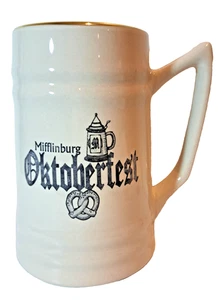 Tazza birra Mifflinburg Pennsylvania Oktoberfest beige 6 pollici - Foto 1 di 6