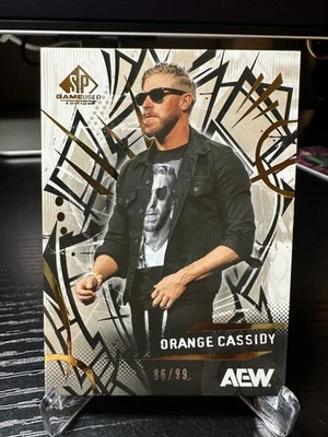 ORANGE CASSIDY 2025 AEW SP GAME USED EDITION GOLD 86/99 - Image 1 of 3
