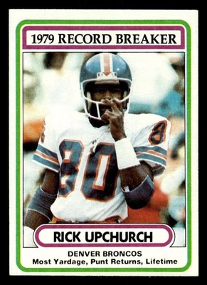 1980 Topps Rick Upchurch #5 - Image 1 of 2