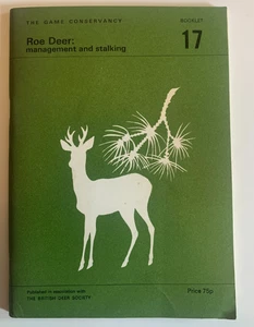 Roe Deer Management & Stalking Booklet 17 Richard Prior - British Deer Society - Imagen 1 de 12