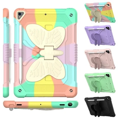 For iPad 9th 8th 7th 6th 5th Gen 10.2"/9.7" Pro 11 Shockproof Stand Case w Strap - Image 1 of 4