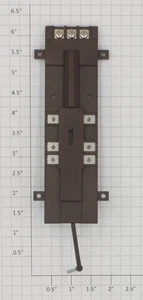 Atlas 6098 O Gauge Brown Deluxe Under Table Remote Switch Motor  (10) - Picture 1 of 2