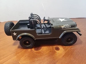 Vintage Sears Radio Controlled Jeep CJ Military Command Vehicle 1982 Japan Lesen - Bild 1 von 12