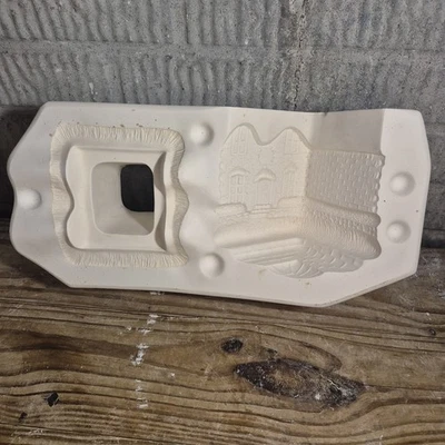 Clay Magic J-1665 Ceramic Slip Mold English Cottage Bird House 8.5 Inch - Image 1 of 4