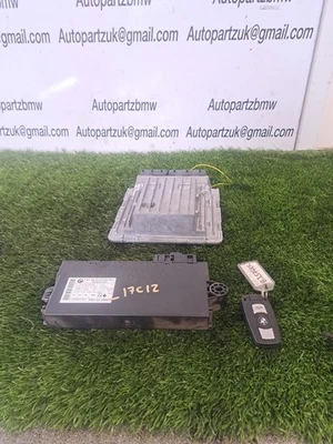 BMW E93 SERIE 3 325i N53b30a 2007 motor ecu dde juego de cerradura de llave kit 7583332 17c12 Foto 1 de 4