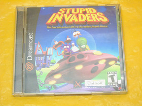 Stupid Invaders (Sega Dreamcast, 2001) Complete CIB w/Instructions