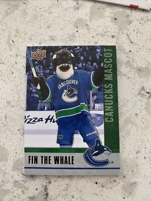 Vancouver Canucks Fin MASCOT Upper Deck National Hockey Card Day Insert - Image 1 of 2