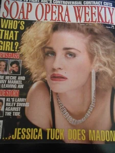 Jessica Tuck, Jill Larson - Soap Opera Weekly Magazine 1991 - Picture 1 of 1
