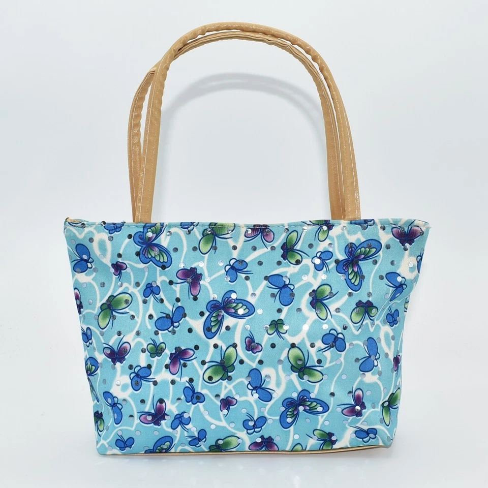 Bolso de mano pequeño Blue Butterflies - NUEVO - Foto 1 de 1